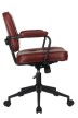Кресло для персонала Riva Design Chair CHESTER W-221 бургунди экокожа - 2