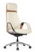 Кресло для руководителя Riva Design Chair Napoli бежевая кожа
