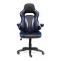 Геймерское кресло TetChair Rocket черно-синяя экокожа - 1