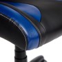 Геймерское кресло TetChair Rocket черно-синяя экокожа - 5