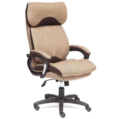 Кресло для руководителя TetChair DUKE beige fabric