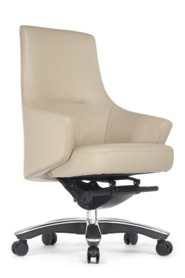 Кресло для персонала Riva Design Jotto B1904 светло-бежевая кожа