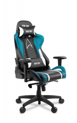 Геймерское кресло Arozzi Gaming Chair - Star Trek Edition - Blue